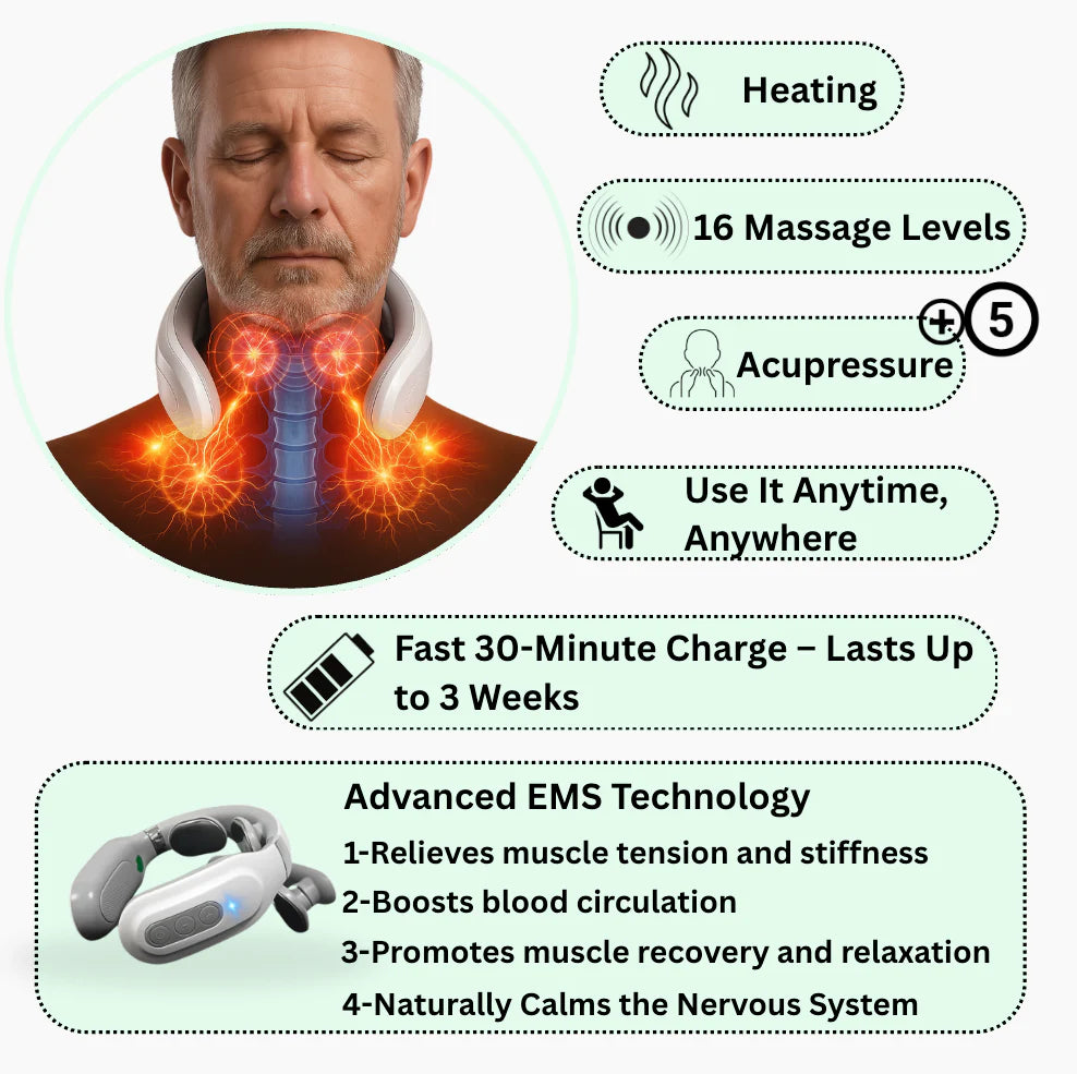 TheraPro™ Neck Massager - At-Home Relief for Neck Tension