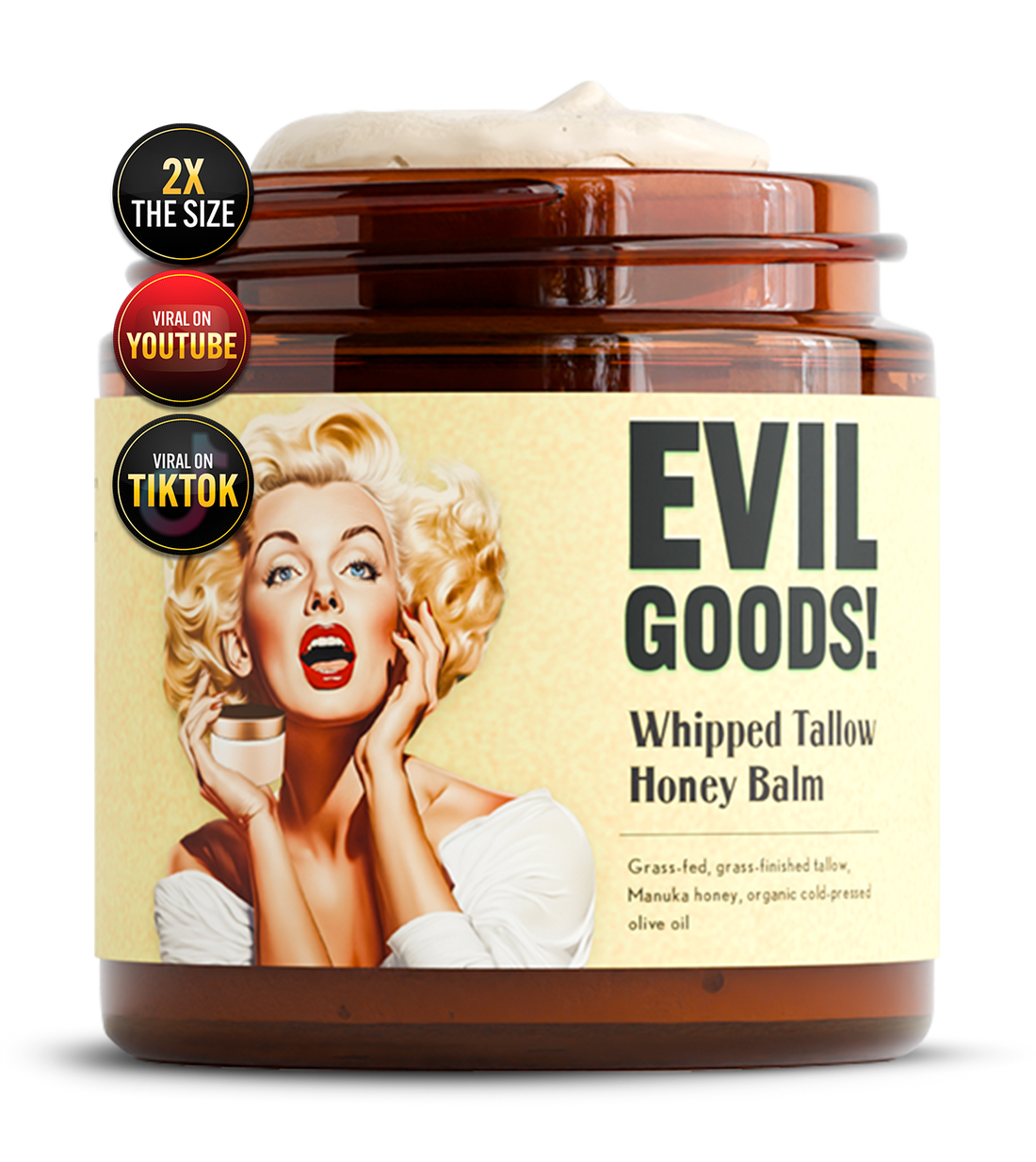 EVIL GOODS Whipped Beef Tallow and Manuka Honey Balm